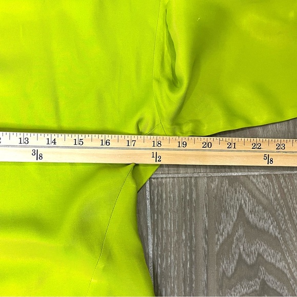 NWT Zara Lime Green Button-Down Shirt Dress - Women’s Size Large - Picture 7 of 9